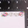 HAPPYAN Fashion Cute Unicorn Shape Clip on Earrings Charm Jewelry Accessory (Unicorn Clip-on 8#) view 2