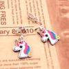 HAPPYAN Fashion Cute Unicorn Shape Clip on Earrings Charm Jewelry Accessory (Unicorn Clip-on 8#) view 4