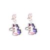 HAPPYAN Fashion Cute Unicorn Shape Clip on Earrings Charm Jewelry Accessory (Unicorn Clip-on 12#) view 1