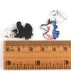 HAPPYAN Fashion Cute Unicorn Shape Clip on Earrings Charm Jewelry Accessory (Unicorn Clip-on 12#) view 2