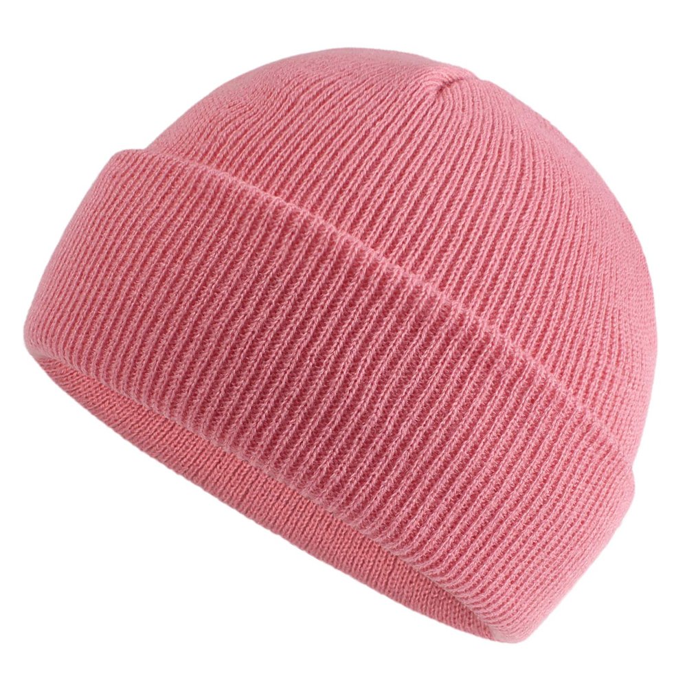 Classic Winter Knit Kids Hat Skull Cap for Toddler Boys Girls Autumn Men Women Fisherman Beanie (Deep Pink, S)