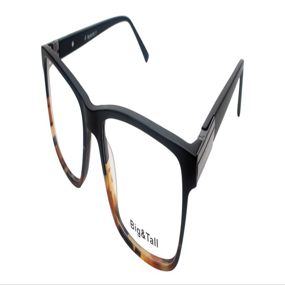 Vivid Big And Tall 17 Readers Matte Black Fade Tortoise Brown 58mm +7.00 Power