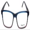 Vivid Big And Tall 17 Readers in Matte Blue Fade Tortoise Brown 58mm +1.00 Power view 3