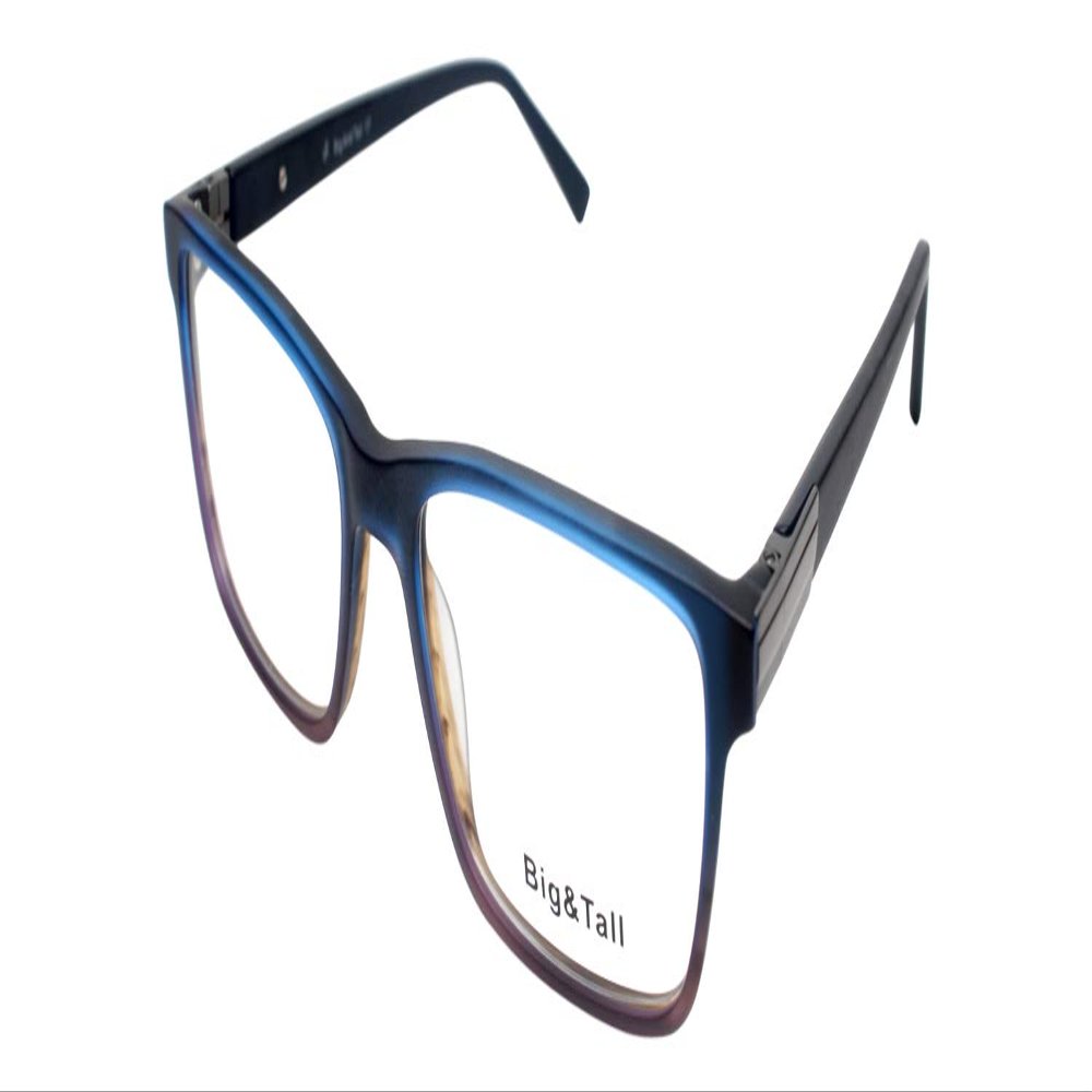 Vivid Big And Tall 17 Readers in Matte Blue Fade Tortoise Brown 58mm +4.50 Power