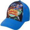 DC Comics Boys' Super Hero Baseball Cap - 3D Superman, Batman, Justice League Hat (2T-7), Size 4-7 Years, Justice League Blue view 1