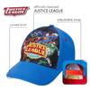 DC Comics Boys' Super Hero Baseball Cap - 3D Superman, Batman, Justice League Hat (2T-7), Size 4-7 Years, Justice League Blue view 2