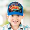 DC Comics Boys' Super Hero Baseball Cap - 3D Superman, Batman, Justice League Hat (2T-7), Size 4-7 Years, Justice League Blue view 4