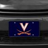 NCAA Virginia Cavaliers Laser Inlaid Metal License Plate Tag view 2