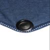 Zenithen Indoor Outdoor Portable Foldable High Tension Metal Framed Fabric Table for Camping, Backyard Parties, Outdoor Activities, Sporting Events, and Vacation, Dark Blue (Pack of 1) view 4