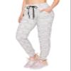 ALWAYS Women Soft Joggers Sweatpants - Track Cuff Pants with Pork Chop Pockets Heather Grey 3XL view 1