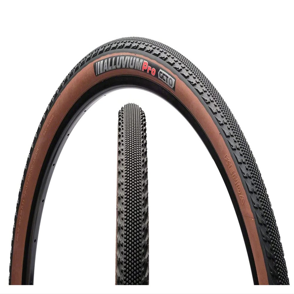 Kenda Alluvium 700C Tire Coffee Skinwall, 700X40 120Tpi
