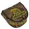 ReadyGOLF Don't Tread On Me Embroidered Putter Cover - Mallet view 1
