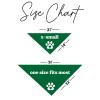 Be Kind I'm Blind Dog Bandana (Green, OS 352) view 3