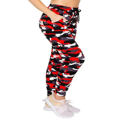 ALWAYS Women Camo Jogger Pants - Super Skinny Fit Lightweight Premium Soft Stretch Drawstrings Pockets Pants 203 3XL