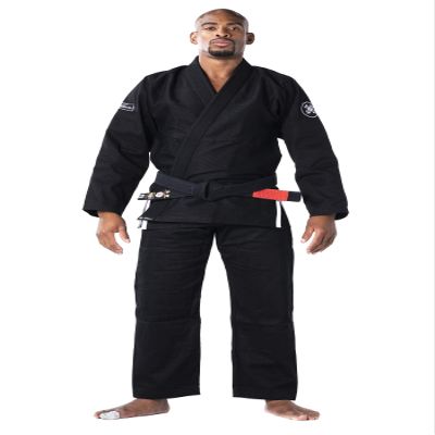 Ronin Signature BJJ Gi Uniform  Premium Light Pearl Weave for Jiu Jitsu (Black, A1)