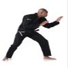 Ronin Signature BJJ Gi Uniform  Premium Light Pearl Weave for Jiu Jitsu (Black, A1) view 3