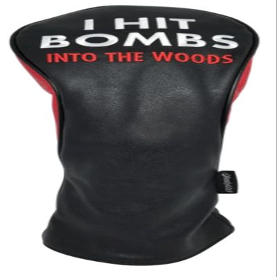 ReadyGOLF I Hit Bombs (Into The Woods) Embroidered Driver Headcover
