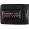 Siskiyou Sports NCAA Mississippi State Bulldogs Unisex Leather Cash & Cardholder & Money Clip, Black, One Size view 2