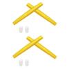 2 Pair Yellow Replacement Earsocks & Nosepieces Kits for Oakley Probation OO4041 view 1