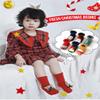 Angelastore Baby Christmas Socks Kids Sock Cute Lovely Boy Girls Cotton Red Gift Sock Autumn Winter Socks (6, 13cm_17-24 Month) view 3