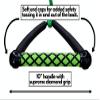 Wakesurf Rope with Handle - Adjustable 25 Foot Tow Rope with 10" Handle (Green) view 2