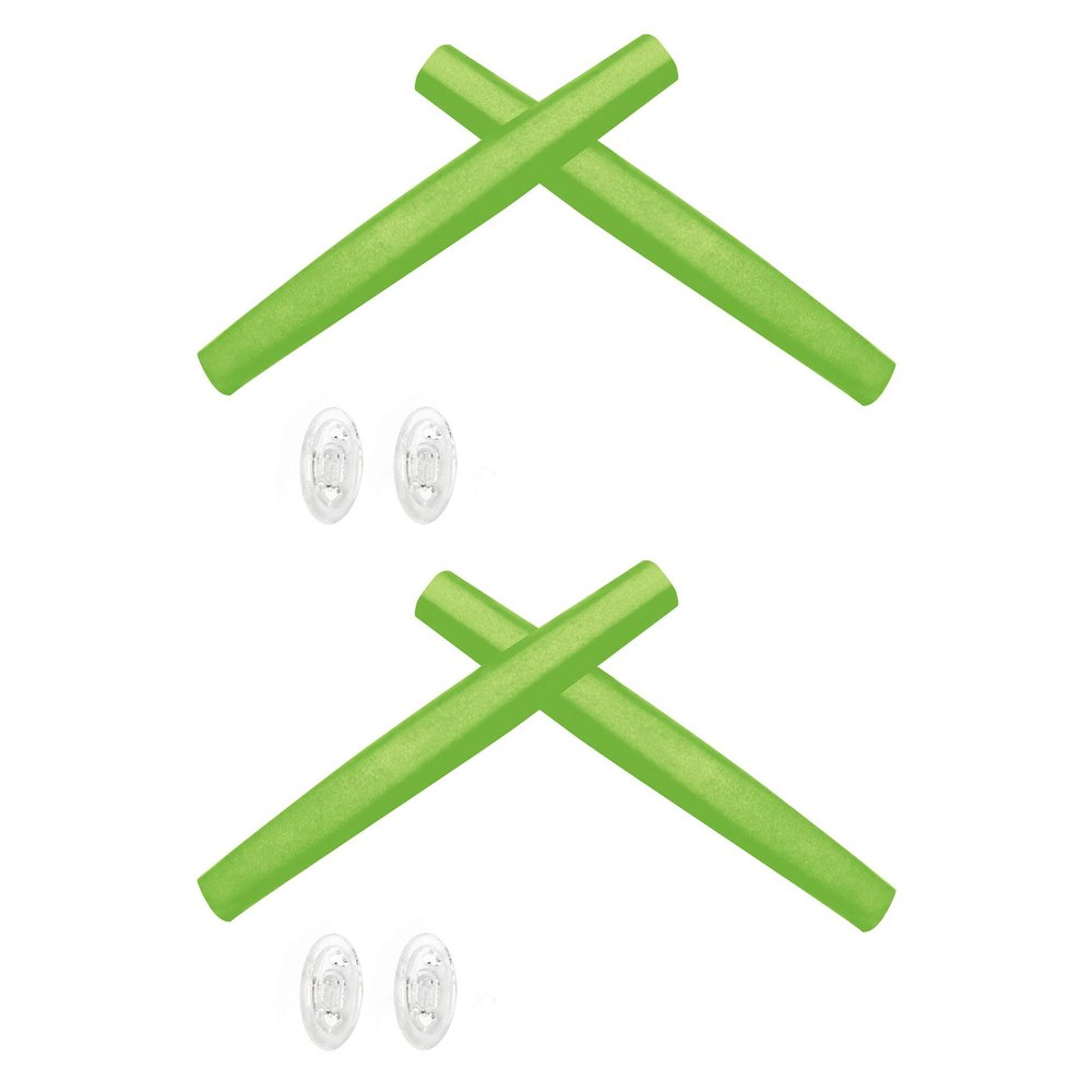 2 Pair Green Replacement Earsocks & Nosepieces Kits for Oakley Probation OO4041