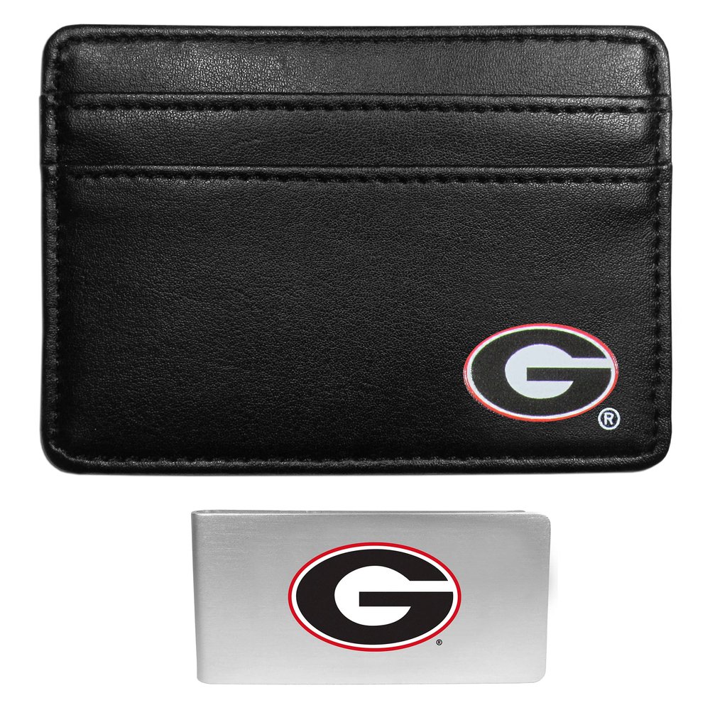 Siskiyou Sports NCAA Georgia Bulldogs Weekend Wallet & Money Clip, Black, One Size