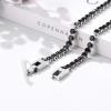 PROSTEEL Black Tennis Bracelets for Women 3mm Thin Stone 6.5 Inch Cubic Zirconia Crystal Bracelet view 4