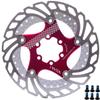 YBEKI Premium Floating Disc Brake Rotor (140/160/180/203mm) - 7075-T6 Aircraft Aluminum Core & Stainless Steel - 72 6-Bolt Design for MTB/Road/BMX - 0.08mm Precision & Enhanced Heat Dissipation view 1