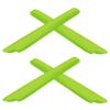 2 Pair Green Replacement Earsocks for Oakley Bottle Rocket OO9164 Sunglasses view 1