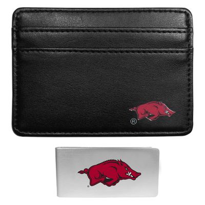 Siskiyou Sports NCAA Arkansas Razorbacks Weekend Wallet & Money Clip, Black, One Size