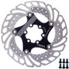 YBEKI Premium Floating Disc Brake Rotor (140/160/180/203mm) - 7075-T6 Aircraft Aluminum Core & Stainless Steel - 72 6-Bolt Design for MTB/Road/BMX - 0.08mm Precision & Enhanced Heat Dissipation view 1