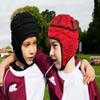 Surlim Rugby Helmet Headguard Headgear for Soccer Scrum Cap Soft Protective Helmet for Kids Youth (red, Large) view 3