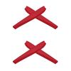 2 Pair Red Replacement Earsocks for Oakley Commit SQ OO9086 Sunglasses view 1