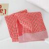 Cntqiang Winter Scarfs for Kids Knitted Plaid Scarves Thicken Warm Children Shawl Neckerchief 2Pcs (B) view 2