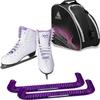 Jackson Ultima GS180 Purple Size 7 Bundle with Bag and Guardog Skate Guards view 1