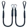 4 Feet Bungee Dock Line Mooring Rope 2-Pack for Docking with Stainless Steel Clip Accessories for Boats PWC, Built in Snubber, Kayak, Watercraft,SeaDoo,Jet Ski, Pontoon, Canoe, Power Boat view 1