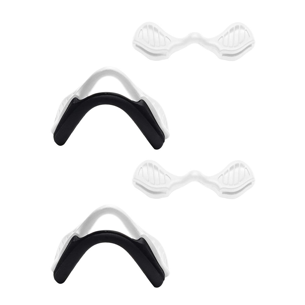 2 Pair White Replacement Nosepieces Nosepads for Oakley Si M Frame 2.0