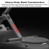 WAHHWF Foldable Roman Chair Ab/Hyper Bench, Adjustable Back Hyperextension Bench Exercise Strength Training Back Machines for Home Gym view 4