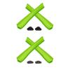 2 Pair Green Replacement Earsocks & Nosepieces Kits for Oakley Pit Bull OO9127 | Pit Bull Asian Fit(AF) OO9161 view 1