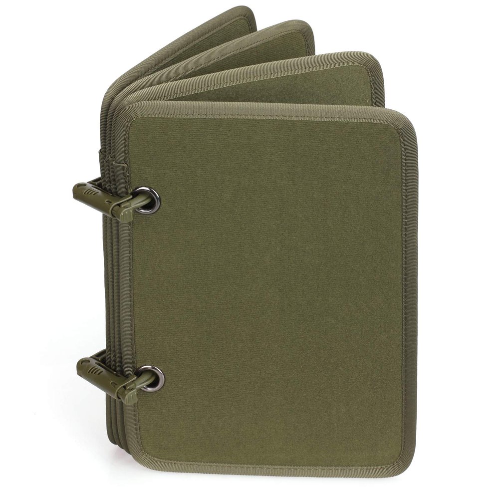 LIVANS Patch Booklet Organizer, Flip-Page Patch Book, Mini Display Patches Panel Board with Removable Ring Binders, for Morale Patches, Badges, and Collections