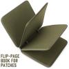 LIVANS Patch Booklet Organizer, Flip-Page Patch Book, Mini Display Patches Panel Board with Removable Ring Binders, for Morale Patches, Badges, and Collections view 4
