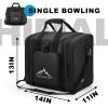 Himal Bowling Ball Bag for Single Sphere - Bowling Ball Tote Bowler's Bag with Padded Sphere Holder - Fits Bowler's Shoes Up to Mens Size 14 view 2
