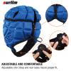 Surlim Rugby Helmet Headguard Headgear for Soccer Scrum Cap Soft Protective Helmet for Kids Youth (Blue, Large) view 4