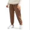AJISAI Women's Joggers Pants with Pockets Drawstring Sweatpants for Running Workout Lounge Wear Brown XS