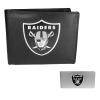 Siskiyou Sports NFL Las Vegas Raiders Bi-fold Wallet & Money Clip, Black, One Size view 1
