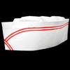 Honbay 30PCS Disposable Paper Chef Hat Kitchen Cooking Chef Cap for Food Restaurants, Home Kitchen, School, Classes, Catering White view 4