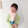 Cntqiang Winter Scarfs for Kids Knitted Plaid Scarves Thicken Warm Children Shawl Neckerchief 2Pcs (A) view 4