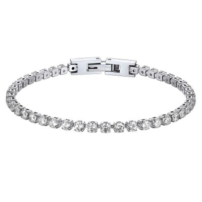 PROSTEEL Women Bracelets Womens Tennis Bracelet Chain 7 Inch Sparkly Crystal Cubic Zirconia Tennis Chain Braclet
