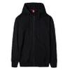Andongnywell Women's Zipper Long Sleeves Hoodie Drawstring Outwear Casual Solid Color Overcoats with Pockets (Black,Small) view 1